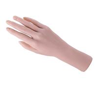 Tattooed Practice Hand Flexible Silicone Tattooed Skin Practice False Hand Model Supplies for Artists Woman Silicone