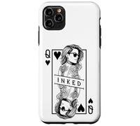 Tattooed Queen Of Hearts Funny Inked Girl Tattoo Card Case for iPhone 11 Pro Max