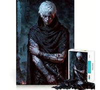 Tattooed Revenant Assassin 1000 Piece Jigsaws for Teenagers Puzzle Mind Challenge Toy Calm Pastime Precise Cut Lovely Gift (38x52cm)