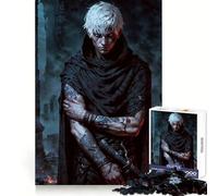 Tattooed Revenant Assassin 1000 Piece Jigsaws for Teenagers Puzzle Mind Challenge Toy Calm Pastime Precise Cut Lovely Gift (38x52cm)