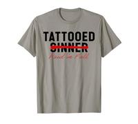 Tattooed Sinner Saved Paid in Fool Christians with Tattoos T-Shirt