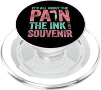 Tattooed Tattooist All About Pain Ink a Souvenir Tattoo PopSockets PopGrip for MagSafe