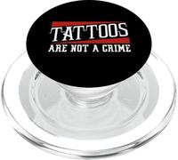 Tattooed Tattoos are Not a Crime Tattoo PopSockets PopGrip for MagSafe
