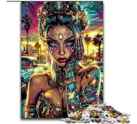 Tattooed Woman Adult Jigsaw Puzzles 1000 Pieces, Challenging Game Gifts for Is Ideal As A Gift for The Whole Family (26x38cm)