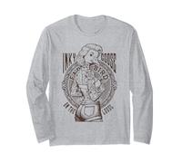 Tattooed Woman Inked Girl Inky Goose On The Loose Pinup Long Sleeve T-Shirt