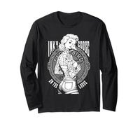 Tattooed Woman Inked Girl Inky Goose On The Loose Pinup Long Sleeve T-Shirt