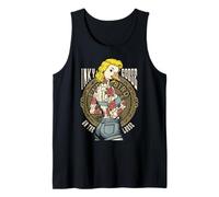 Tattooed Woman Inked Girl Inky Goose On The Loose Pinup Tank Top