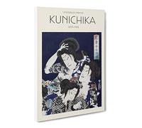 Tattooed Women By Toyohara Kunichika Canvas Print | Gallery Wrapped 30mm Frame Wall Art | 20x14 inches | Ready to Hang | Asian People Picture | Living Room Bedroom Lounge Office