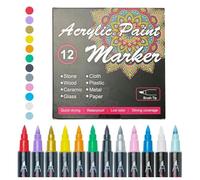 Tattooes Markers For Skin - 12Count Creative And Safe Use, Tattooes Pens Body Markers, Temporary pant Marker | Removable Drawing Pens Set For Adults Teens Women Men Teenagers Friends Family College