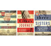 Tattooist of Auschwitz, Cilka's Journey, & Three Sisters 3 Book Set Collection