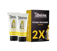 Tattoolicious DOUBLE RECHARGE - Tattoo Maintenance Cream, Revitalizing, Specific, with Organic Active Ingredients, 200ml - 7.04 fl. oz. Double Pack (2 tubes of 100 ml)
