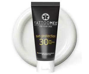 TattooMed Sun Protection FPS25 - Sun Cream For Protecting Sensitive Tattoos from Solar Radiation - (1 x 100ml)