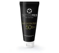 TattooMed Sun Protection FPS50 - Sun Cream For Protecting Sensitive Tattoos from Intense Solar Radiation - (1 x 100ml)