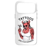 Tattoos Are For Sinners Funny Tattoo Devil Woman Tattooist Case for iPhone 17 Pro Max
