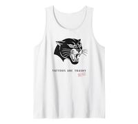 Tattoos are Trashy Funny American Traditional Tattoo Tank Top
