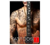 Tattoos art on the skin UK-Version (Wall Calendar 2026 DIN A3 Portrait), CALVENDO 12 Month Wall Calendar