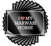 Tattoos - Happy Door I Love My Marwari Horse for Layered Guest(12X18CM)