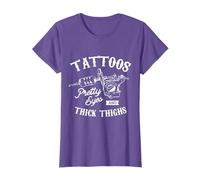 Tattoos pretty eyes and thick thighs tattoo artist tattoos T-Shirt