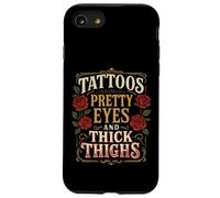 Tattoos Pretty Eyes And Thick Thighs Vintage Cool Tattoo Case for iPhone SE (2020) / 7 / 8