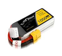 Tattu 3S 11.1V LiPo Battery Pack 1050mAh 75C with XT60 Plug for RC Boat Heli Airplane UAV Drone FPV