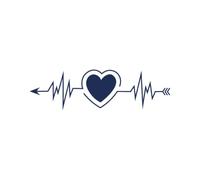 Tattwo.me - 2 week water resistant temporary plant tattoos - beating heart pierced by an arrow - EU conformity - Vegetable ink - Size : 5 X 5 cm(P0042)