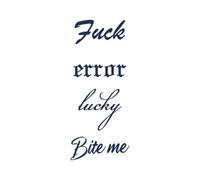 Tattwo.me - Temporary tattoo for adults and children, lasts 2 weeks, water resistant - 4 texts to cut out - Plant-based ink - EU cosmetic certificate - (P0984)