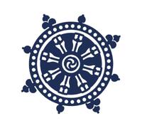 Tattwo.me - Temporary tattoo for adults and children, lasts 2 weeks, water resistant - Buddhist - Plant-based ink - EU cosmetic certificate - (P0290)