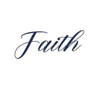 Tattwo.me - Temporary tattoo for adults and children, lasts 2 weeks, water resistant - faith - Plant-based ink - EU cosmetic certificate - (P0084)