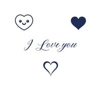 Tattwo.me - Temporary tattoo for adults and children, lasts 2 weeks, water resistant - Love composition (to cut out) - Plant-based ink - EU cosmetic certificate - (M0005)