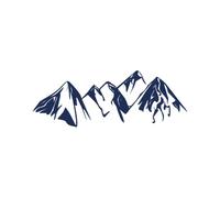 Tattwo.me - Temporary tattoo for adults and children, lasts 2 weeks, water resistant - mountain landscape - Plant-based ink - EU cosmetic certificate - (M0072)