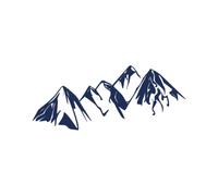 Tattwo.me - Temporary tattoo for adults and children, lasts 2 weeks, water resistant - mountain landscape - Plant-based ink - EU cosmetic certificate - (P0281)