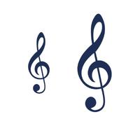 Tattwo.me - Temporary tattoo for adults and children, lasts 2 weeks, water resistant - musical symbol of the treble clef - Plant-based ink - EU cosmetic certificate - (P0780)