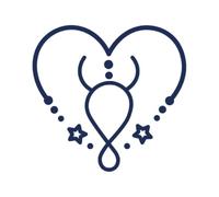 Tattwo.me - Temporary tattoo for adults and children, lasts 2 weeks, water resistant - Taurus zodiac in a heart - Plant-based ink - EU cosmetic certificate - (P1054)