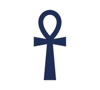Tattwo.me - Temporary tattoo for adults and children, lasts 2 weeks, water resistant - the ankh - Plant-based ink - EU cosmetic certificate - (P0263)