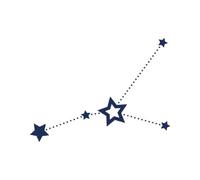 Tattwo.me - Temporary tattoo for adults and children, lasts 2 weeks, water resistant - the constellation of cancer - Plant-based ink - EU cosmetic certificate - (P0912)