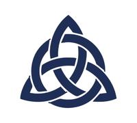 Tattwo.me - Temporary tattoo for adults and children, lasts 2 weeks, water resistant - the triquetra - Plant-based ink - EU cosmetic certificate - (P0242)