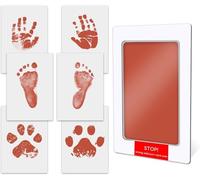 TATUNER Baby Hand and Footprint Kit Inkless - Mess Free Ink Pad, Paw Print Kit for Dogs and Cats, Safe Clean Touch Ink Pads for Newborn Handprints