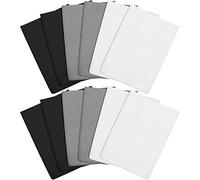 Tatuo 12 Pack Korean Exfoliating Mitt & Cloth, Viscose Rayon Dead Skin Remover Washcloth, Multi Color Body Scrub Towel for Shower Spa Travel(Small,White, Black, Gray)