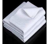 Tatuo 2 Pieces Fusible Fleece Interfacing One Sided Loft Fusible Fleece Lightweight Iron on Batting Fleece White for Sewing Wadding Crafts Enhanced Projects(20 x 108 Inch)