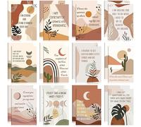 Tatuo 24 Pcs Positive Affirmation Notebooks Inspirational Notebook Small Motivational Encouragement Notepads Daily Affirmations Journal for Women Men Adult Party Favor Coworker Gifts(Rainbow)