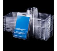 Tatuo 24 Pcs Protector Packs Compatible with Hot Wheels Model Car Clamshell Cases Plastic Display Protective Case Clear Die Cast Car Blister Pack Covers, 7.5 x 5 x 2 Inch