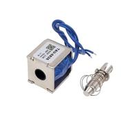 TAU-0826B 20N Linear Electric Solenoid Electromagnet Pull Push Stroke 10mm DC 6V 12V 24V 1Pcs(0826B 24V)
