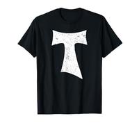 Tau Cross Franciscan Saint Anthony's Cross Catholic T-Shirt