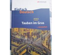 Tauben im Gras. EinFach Deutsch ...verstehen