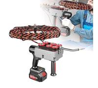 TAUIANE Electric Pipe Threader, Brushless Motor Threading Machine with Variable Speed, Automatic Wire Stringing Machine, Electrician Wall Wiring Machine, Cordless Electric Wire Puller