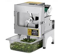 TAUIANE Electric Vegetable Cutter, Commercial Spring Onion Chopper, Food Processor & Chopper Machine, for Pepper, Chopped Green Onions, Coriander, Leeks, Shredded Ginger, Beans, Celery,B