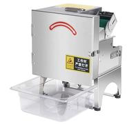 TAUIANE Electric Vegetable Cutter, Commercial Spring Onion Chopper, Food Processor & Chopper Machine, for Pepper, Chopped Green Onions, Coriander, Leeks, Shredded Ginger, Beans, Celery,A