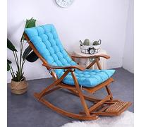 TAUIANE Garden Bench Cushion, Sunlounger Cushions Replacement, Sunbed Rocking Chair Cushion, Thick Recliner Cushions with Non-Slip Ties, for Indoor Outdoor Garden Patio,010,48cm*120cm