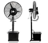 TAUIANE Outdoor Misting Fan, Moving Oscillating Spray Fans, Industrial Pedestal Fan, with 42L Water Tank, Cooling Fan, 3 Cooling Speeds, for a Cool Patio Breeze,Fixed,550 Models