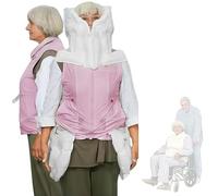 TAUIANE Reusable Airbag Jacket, Elderly Prevent Fall Smart Airbag Vest, With APP To View Exercise Data, For Outdoor Use, Comprehensive Protection for the Elderly from Falling,Women's Pink,M